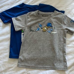 2 toddler Under Armour Heatgear shirts